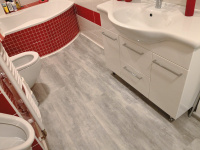  Kouplena s vinylem BUKOMA Mramor svetle sedy